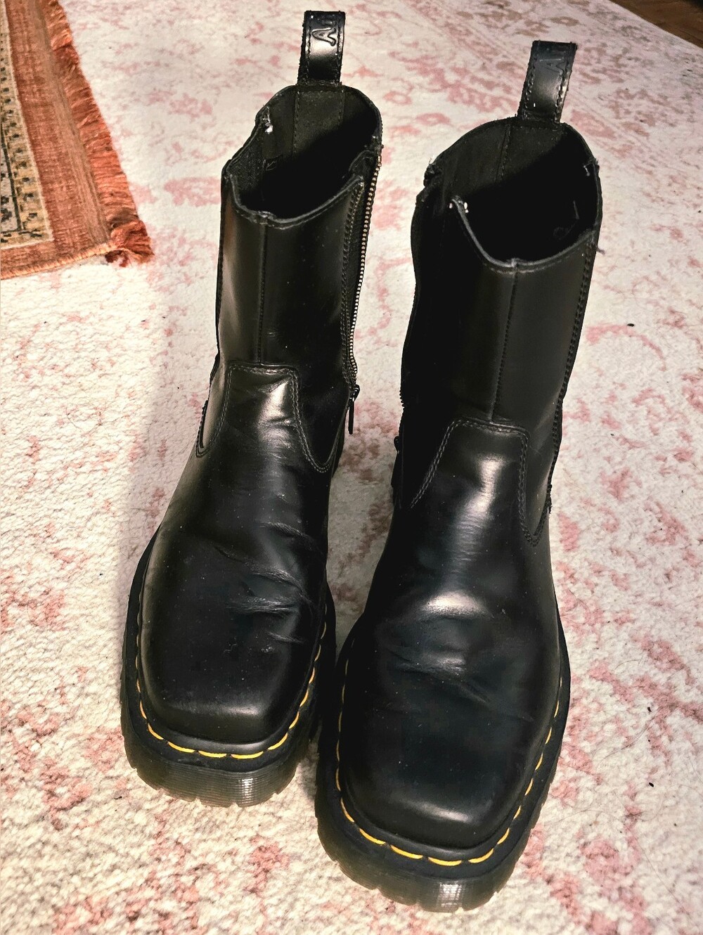 Dr. Martens Black Leather Amaayah Lo